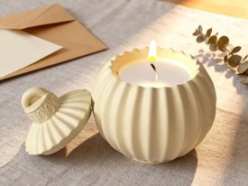Molde silicona alhajero esfera navidad 